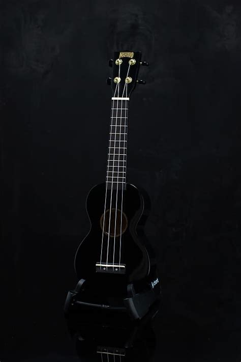 Mahalo Rainbow Soprano Ukulele Black Reverb