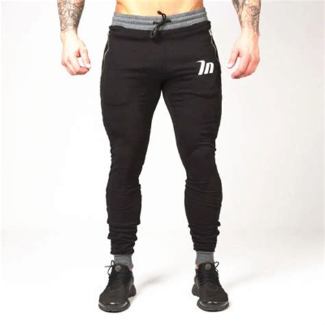 M-xxl мужские спортивные обтягивающие спортивные штаны для бега ...