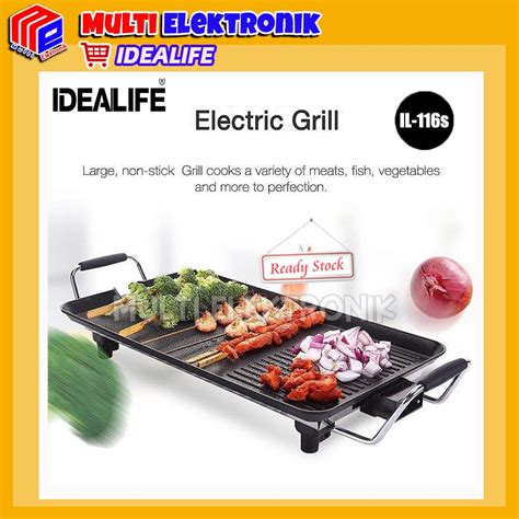 Jual Idealife Alat Panggang Listrik Il S Electric Bbq Grill