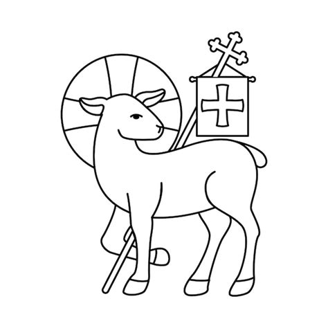 Premium Vector Lamb Of God