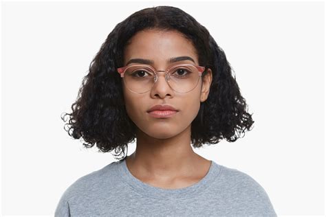 Pittsfield Polygon Pink Rose Gold Eyeglasses