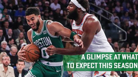 Kristaps Porzingis Jayson Tatum Dominate In Season Opener Youtube