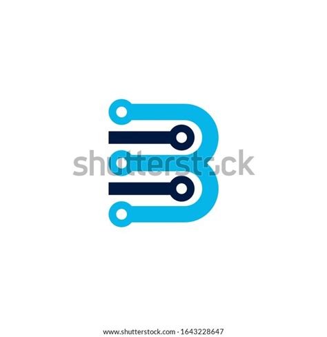 Logo B Tech Design Vector Modern Stock Vector (Royalty Free) 1643228647 ...