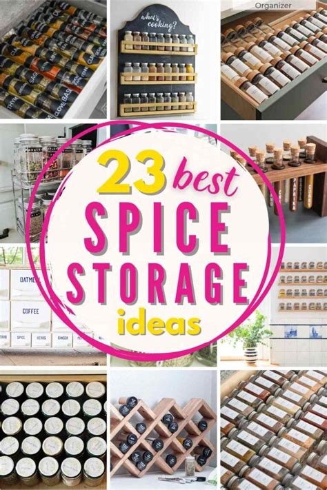 23 Best Spice Storage Ideas To Organize Your Kitchen