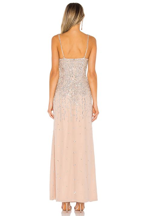 NBD Charlotte Gown In Silver Nude REVOLVE