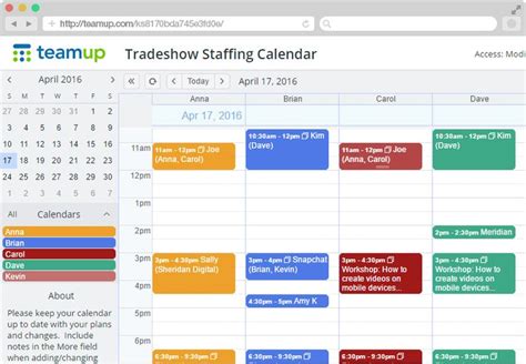 Free And Premium Online Calendars For Teams And Business Teamup Makes