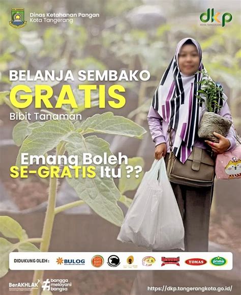 Pemkot Belanja Sembako Gratis Bibit Tanaman Terobosan Menarik Di