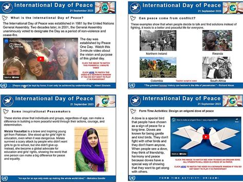 Assembly Un International Day Of Peace Teaching Resources