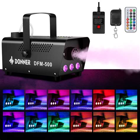 Buy Donner Fog Machine With 13 Colors 500W And 2000CFM Party Smoke