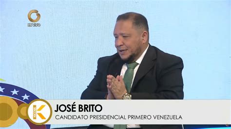 Jos Brito Ser Un Orfebre Del Cambio En Paz En Venezuela