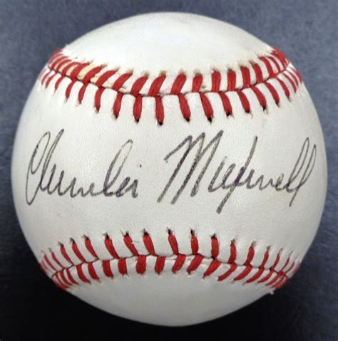 Lot Detail - Charlie Maxwell Autographed Baseball