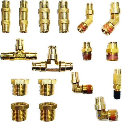 Amazon TL TOOLEGIN Air Hose Fittings Kit 1 4 3 8 Push To Connect