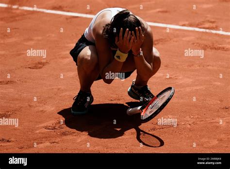 Russia S Daria Kasatkina Reacts As She Defeats Russia S Veronika