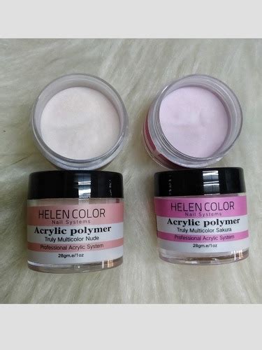 Kit 2 Polvos Acrílicos Helen C Nude Y Pink Traslúcidos Cuotas sin interés