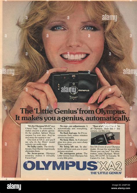 Olympus Xa Cameramagazine Advertisement Paper Advert The New