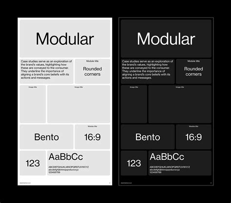 Bento Presentation Grid System For Indesign Portrait Behance