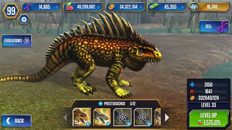 Prestosuchus Jurassic World The Game Youtube