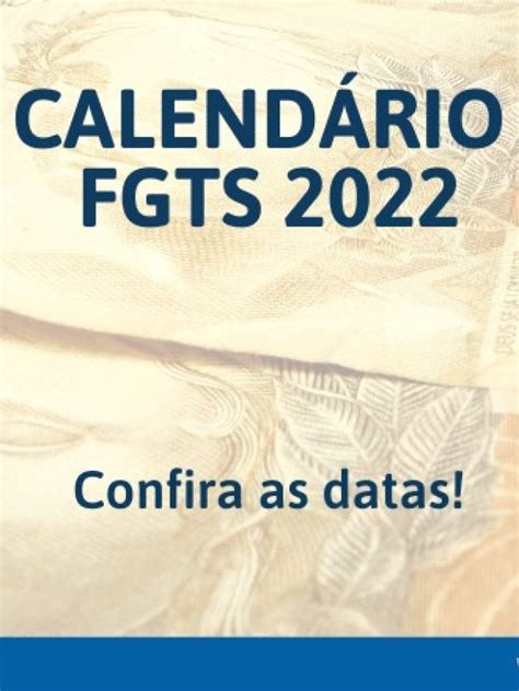 Calend Rio Fgts Fique De Olho Nas Datas