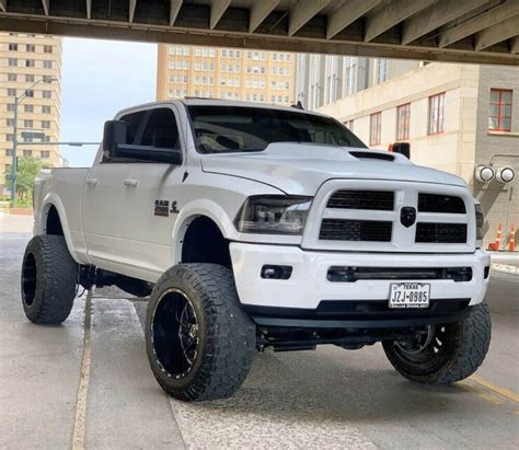 Meet The White Ghost Lifted 2017 Dodge Ram 2500 Laramie On 37s