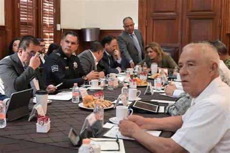 Preside Maru Campos Reuni N De La Mesa De Seguridad En Palacio De