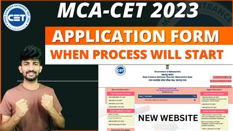 Mca Cet Application Form 2023 Printable Forms Free Online