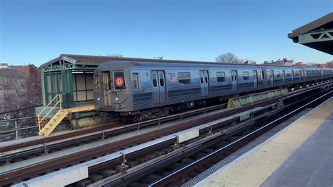 Mta R68 D Train Departs Fort Hamilton Parkway Youtube