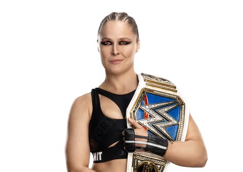 Ronda Rousey Wwe Smackdown Womens Champion Render By Ambrose2k On