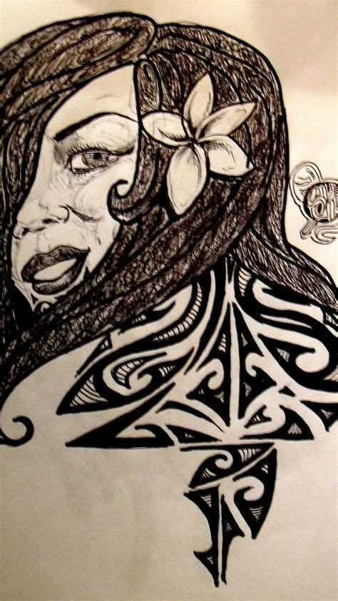 Maori Girl By Skufius On Deviantart