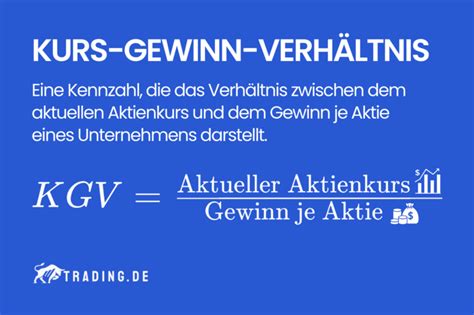 Kgv Kurs Gewinn Verh Ltnis Berechnung Erkl Rung