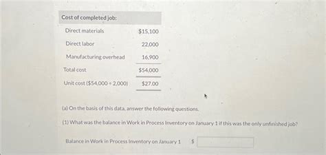 Solved A Job Order Cost Sheet For Oriole Company Is Shown Chegg