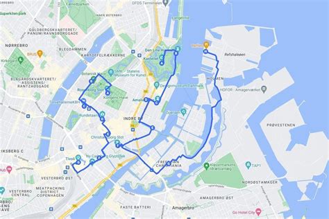 Copenhagen Attractions Map Free Pdf Tourist City Tours Map Copenhagen
