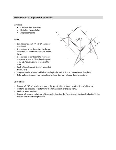 Solved Materials - Cardboard or foamcore - Hot glue gun and | Chegg.com