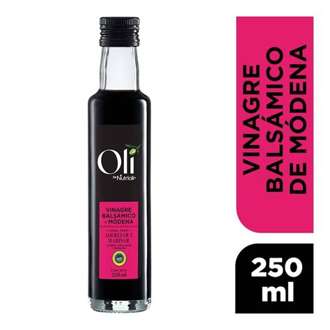 Vinagre balsámico de módena Olí by Nutrioli de módena 250 ml Walmart