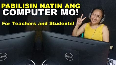 Paano Pabilisin Ang Mabagal Na Laptop How To Speed Up Computer For