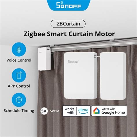 Sonoff Zigbee Smart Curtain Motor Explore A Unique Smart Curtain