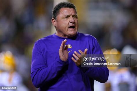 1 509 Ed Orgeron Photos And High Res Pictures Getty Images