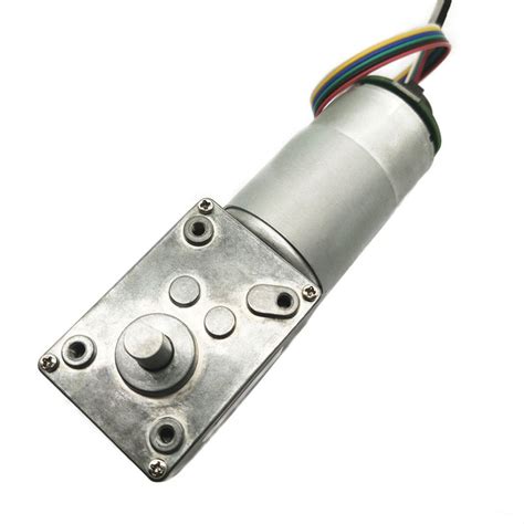 Bringsmart SRA58SW 555B 12 380rpm 2 5 60Kg Cm DC 12 Volt Encoder Motor