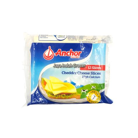 Anchor Cheddar Cheese Slices High Calcium Slices G Jaya Indah