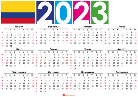 Top Calendario Con Festivos En Colombia Pics Calendar With