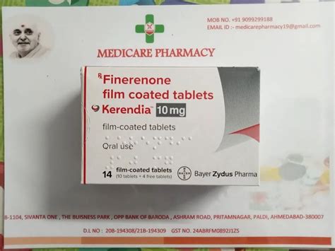 Finerenone Tablet Packaging Type Box Packaging Size 10 4tablet At