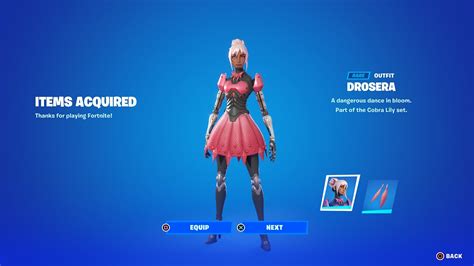 How To Get Drosera Skin In Fortnite Youtube