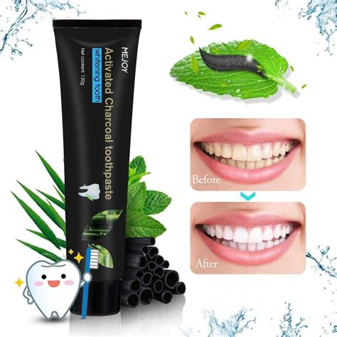 Pasta De Dientes Blanqueadora Con Carbón Activo Whitening Toothpaste Pure Products Whitening