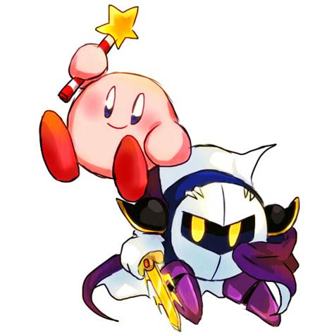 Kirby And Meta Knight Kirby Drawn By Tokuura Danbooru