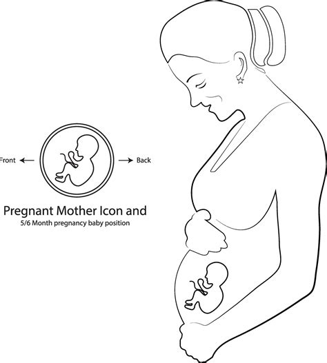 pregnancy icon with sweet journey. pregnancy icon can also carry