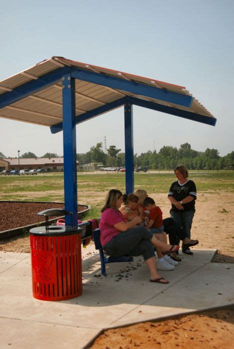 Steel Park Shelter For Picnic Tables Kidstuff Playsystems