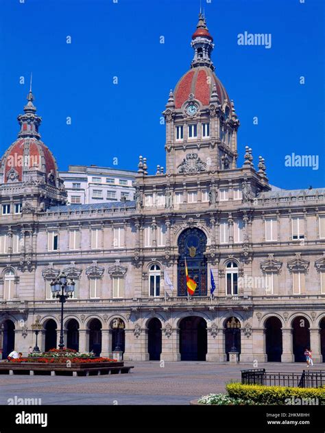 Palacio Municipal En La Plaza De Maria Pita Foto A Os