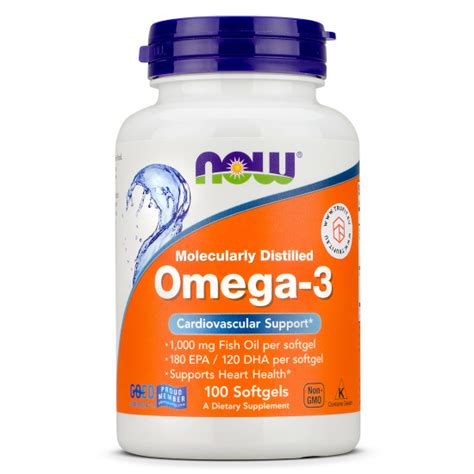 Now Foods Omega Molecularly Distilled Cardiovascular Support