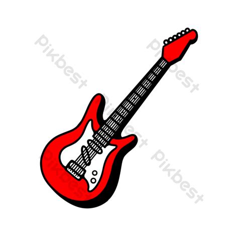 Cartoon Bass Guitar Stock Png Images Psd Free Download Pikbest