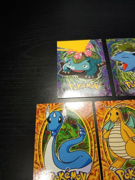 Mavin TOPPS Pokémon Cards Venusaur Ivysaur Gengar Alakazam Dragonite