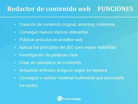 Qué hace un Redactor de Contenido Web Perfiles Profesionales